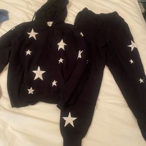 Pink martini Knit star sweatsuit